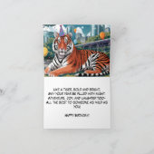 bengalischer Tiger-Rätsel Karte (Innenseite)