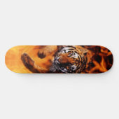 Bengalischer Tiger-springendes Flammen SB Skateboard (Horizontal)