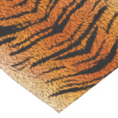 Bengalischer Tiger-Tier-Pelz Kurzer Tischläufer (Ecke)
