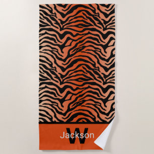 Bengalischer Tigerdruck Strandtuch