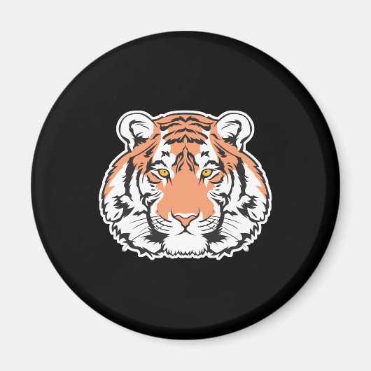 bengalischer Tigerkopf Magnet (Vorne)