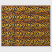 Bengalischer Tigerstreifen Geschenkpapier (Flach)