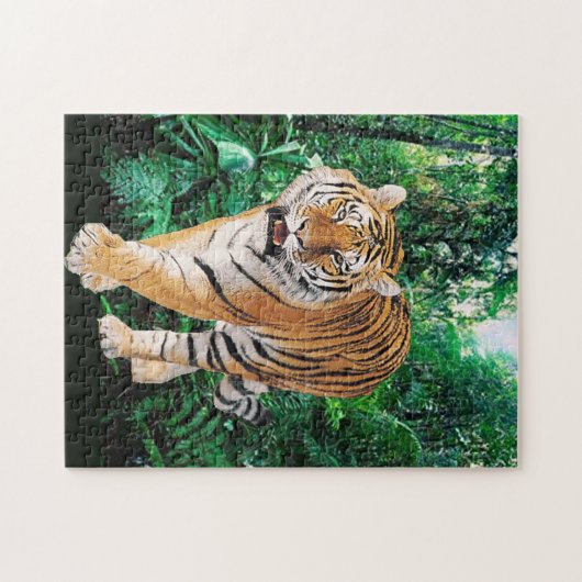 BENGALISCHER TTIGER IN JUNGLE PUZZLE (Horizontal)