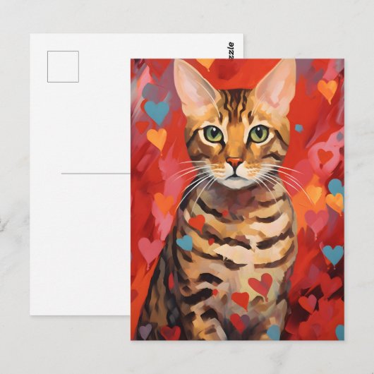 Bengalischer Valentinstag Postkarte (Vorne/Hinten)