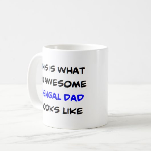 bengalischer Vater, phantastisch Kaffeetasse (Vorderseite Links)