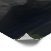 Bengalischer weißer Tiger in der Natur Poster (Ecke)