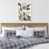 Bengalisches Adleruschel Leinwanddruck (Insitu (Schlafzimmer))