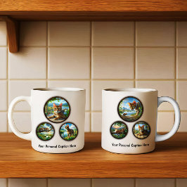 Bengalisches Cat 6-Image Coffee Tasse Design