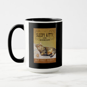Bengalisches Cat Bedroom Funny Cat Sleepy Cat Tasse