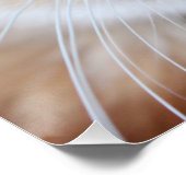 Bengalisches Cat Face Fotografie Wand Glossy Poste Poster (Ecke)