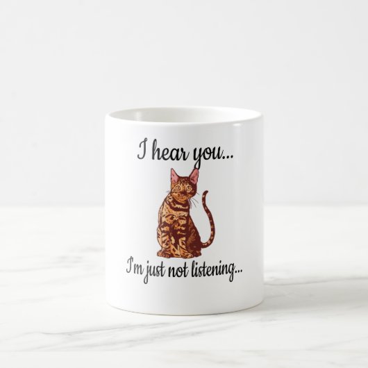 Bengalisches Cat Lover Cat Owner Rosette Bengalisc Kaffeetasse (Mittel)