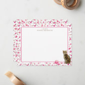 Bengalisches Cat Personalisiert Stationery Mitteilungskarte (Vorderseite/Rückseite Beispiel)