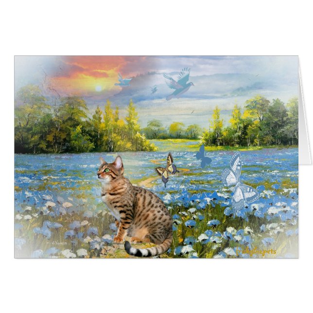 Bengalisches Feld der Blumen (Vorderseite (Horizontal))