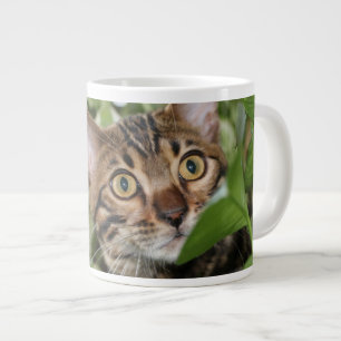BENGALISCHES KÄTZCHEN IM POTHOS Jumbo-Tasse
