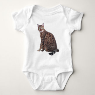 Bengalisches Katzen-Kleid Baby Strampler