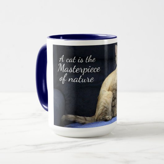 Bengalisches Katzen-Meisterwerk Tasse (Vorderseite Links)