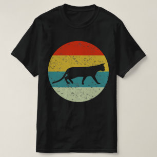 bengalisches Katzenretro Vintag T-Shirt