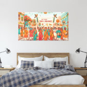 Bengalisches Neujahr Leinwanddruck (Insitu (Schlafzimmer))