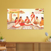 Bengalisches Neujahr Leinwanddruck (Insitu (Wohnzimmer))