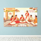 Bengalisches Neujahr Leinwanddruck (Insitu (Holzboden))