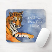 Bengalisches Tiger Art Wasserfarben Malerei Mousep Mousepad (Mit Mouse)