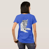 Bengalisches Tiger Custom Art Shirt (Schwarz voll)