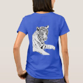 Bengalisches Tiger Custom Art Shirt (Rückseite)