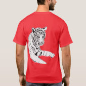 Bengalisches Tiger Custom Art Shirt (Rückseite)