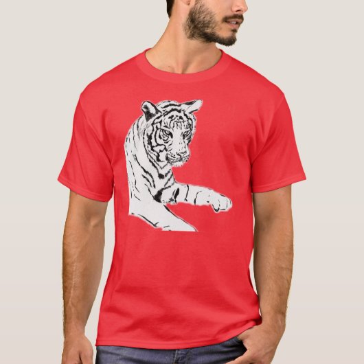 Bengalisches Tiger Custom Art Shirt (Vorderseite)