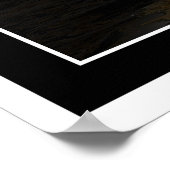 Bengalisches Tiger & Moon Wildlife Art Poster (Ecke)