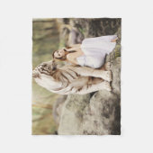 Bengalisches Tiger und Lady Fleecedecke (Vorderseite)