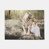 Bengalisches Tiger und Lady Fußmatte (Vorderseite)
