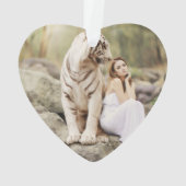 Bengalisches Tiger und Lady Ornament (Rückseite)