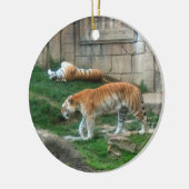 Bengalisches Tiger-Verzierungs-~ gefährdete Keramikornament (Links)