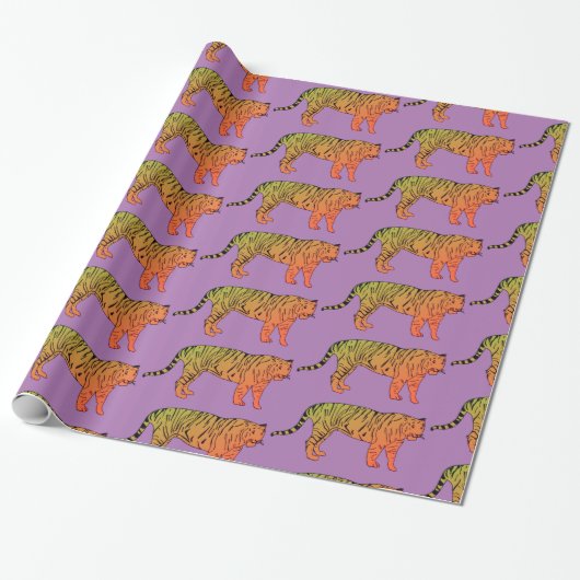 Bengalisches Tiger-Wrapping Geschenkpapier (Ungerollt)