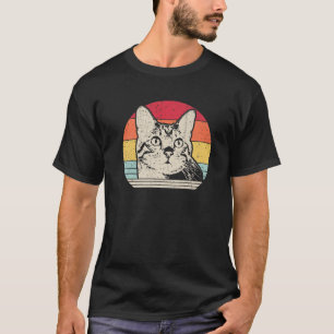 Bengalisches Vintages Geschenk Cat Lover 70er 80er T-Shirt