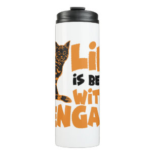 Bengalkatzen thermosbecher