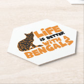 Bengalkatzen untersetzer (angewinkelt)