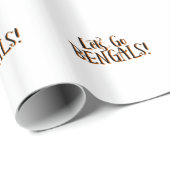 Bengals Druck Geschenkpapier (Rolleneckpunkt)