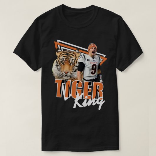 Bengals Joe Burrow Tiger King 1 T-Shirt (Design vorne)