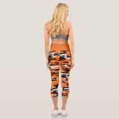 Bengals Tiger High Waisted Capris (Rückseite)