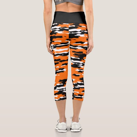 Bengals Tiger High Waisted Capris (Rückseite)