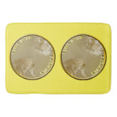 Bengals Tigers Gold Coin Badematte (Vorderseite)