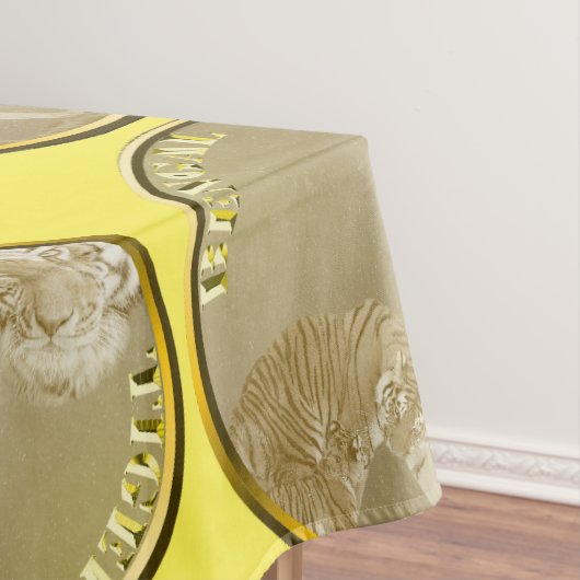 Bengals Tigers Gold Coin Tischdecke (Beispiel)