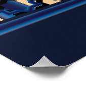 Bengaluru india Vintage Reiseplakat Poster (Ecke)