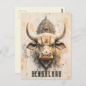 Bengaluru Indien Postkarte (Vorne/Hinten)