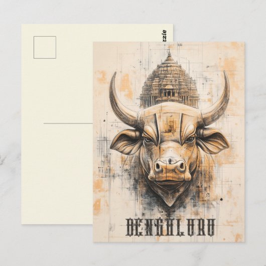 Bengaluru Indien Postkarte (Vorne/Hinten)