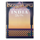 Bengaluru, Indien Reiseplakat Notizblock (Vorderseite)