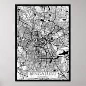 Bengaluru Karnataka Map Poster (Vorne)
