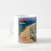 Bengasi - Libyen - Strand - Kaffeetasse (Vorderseite Links)